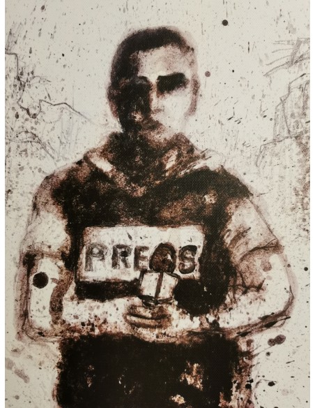 Œuvres d'art authentiques de Gaza - Le journaliste Ismaïl