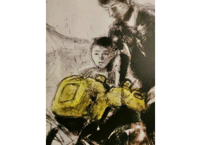 Œuvres d'art authentiques de Gaza - eau douce,...