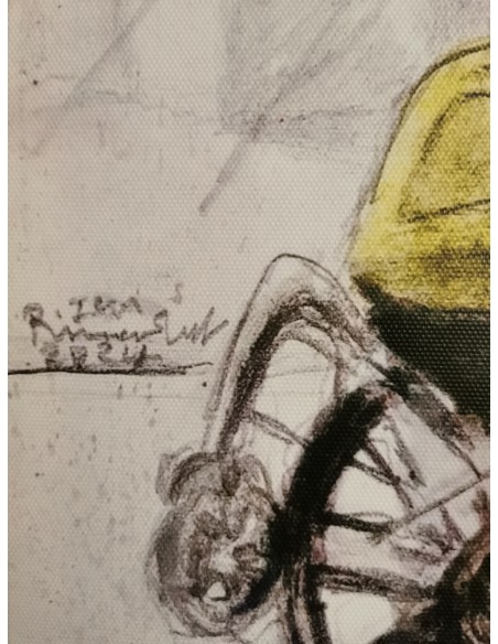 Authentische Kunst aus Gaza - Süßwasser, Rollstuhl