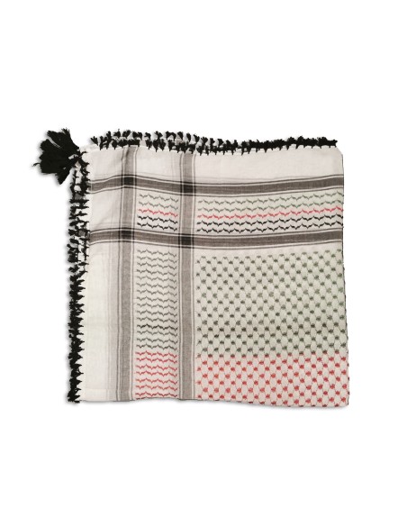 Palästinensischer Keffiyeh - Schal / Shemagh, Farben der palästinensischen Flagge - ArdAlkhair