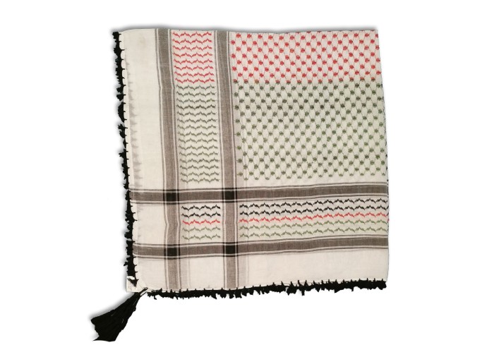 Keffiyeh Palestinienne - Écharpe / Shemagh, Couleurs du Drapeau Palestinien - ArdAlkhair