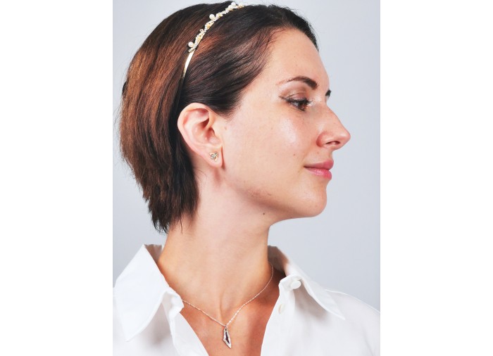 Collier Carte Miniature de la Palestine -...