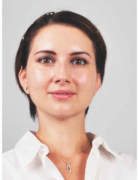 Collier Carte Miniature de la Palestine - Argent - vert