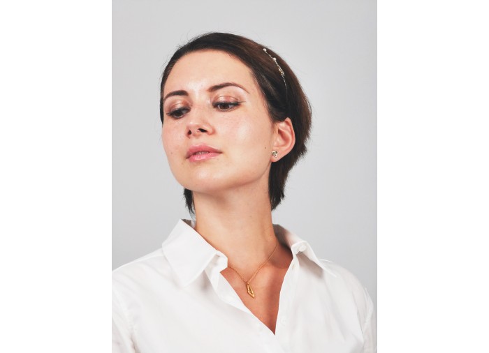 Palestine Mini Map Necklace - Transparent -...