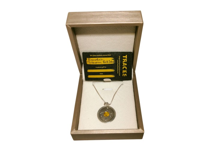 Palestine Coin Necklace - Yellow