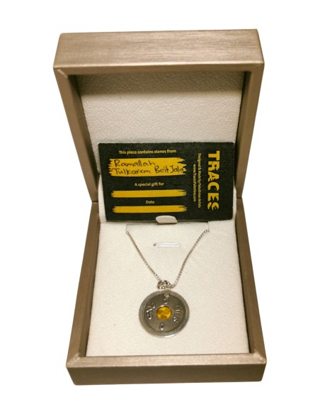 Palestine Coin Necklace - Yellow
