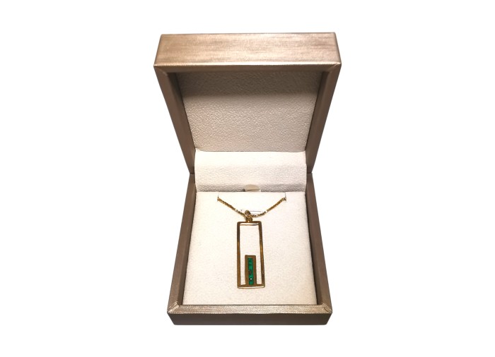 Jerusalem Gate Necklace - Green
