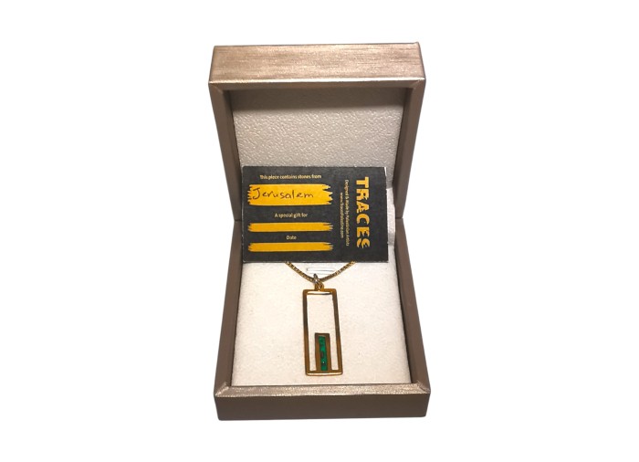 Collier Porte de Jérusalem - vert