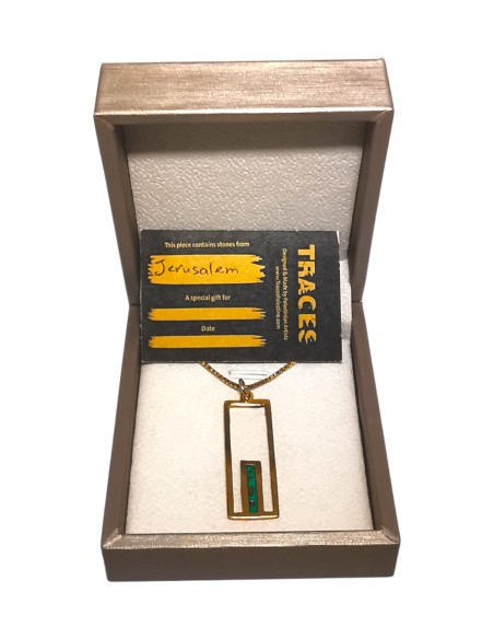 Jerusalem Gate Necklace - Green