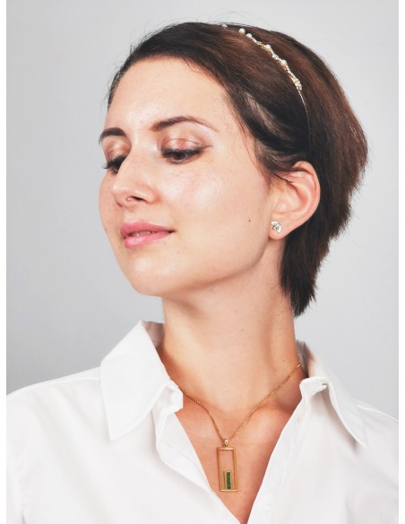 Collier Porte de Jérusalem - vert