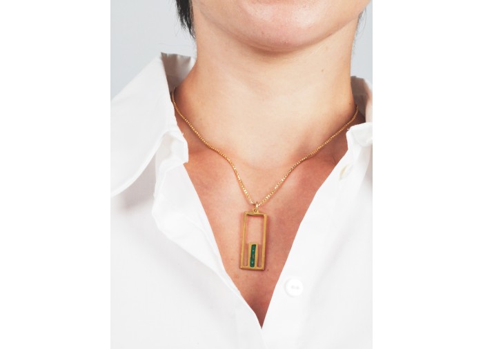 Collier Porte de Jérusalem - vert