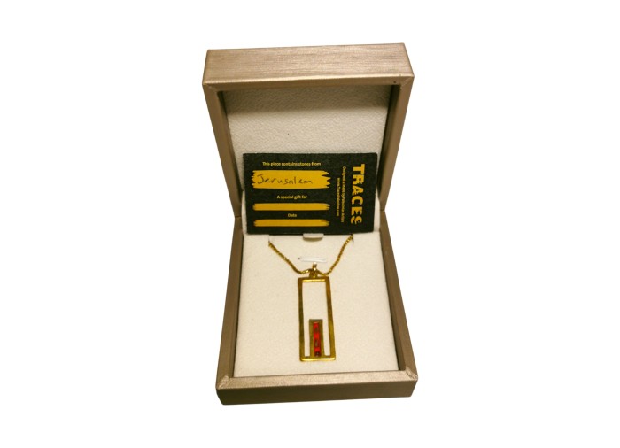 Jerusalem Gate Necklace - Red