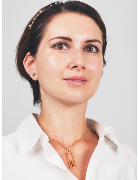 Jerusalem Gate Necklace - Red