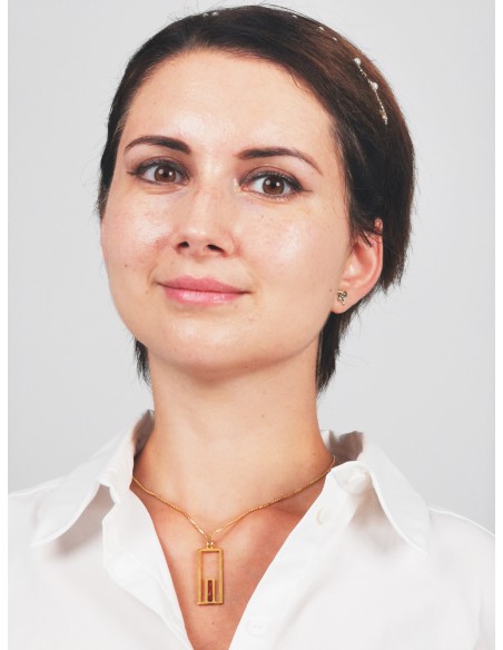 Jerusalem Gate Necklace - Red