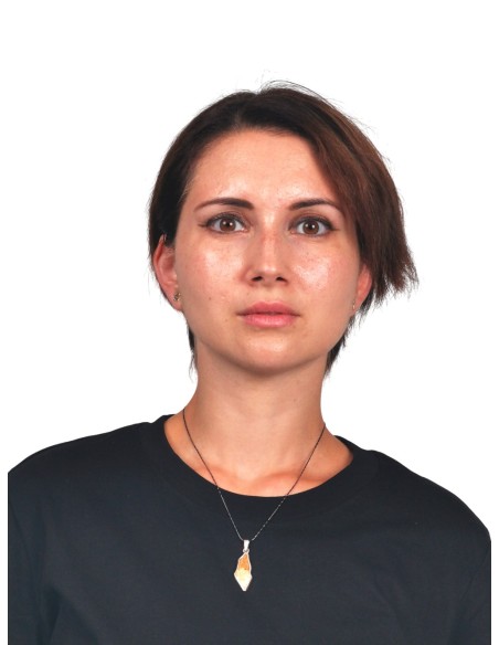 Palästina-Karte Halskette – aus Silber mit Steinen aus Jerusalem