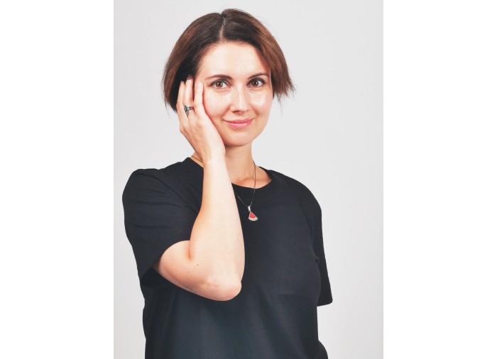 Collier Tranche de Pastèque – Argent et Pierres...