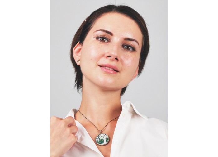 Olive Tree Necklace – Tree of Life, Stones from...