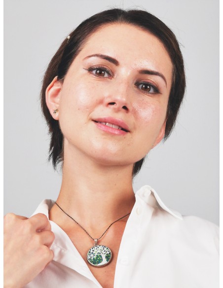 Olive Tree Necklace – Tree of Life, Stones from Jerusalem