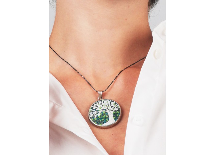 Collier Arbre d’Olivier - Arbre de Vie – en...