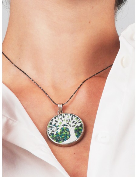 Olive Tree Necklace – Tree of Life, Stones from Jerusalem