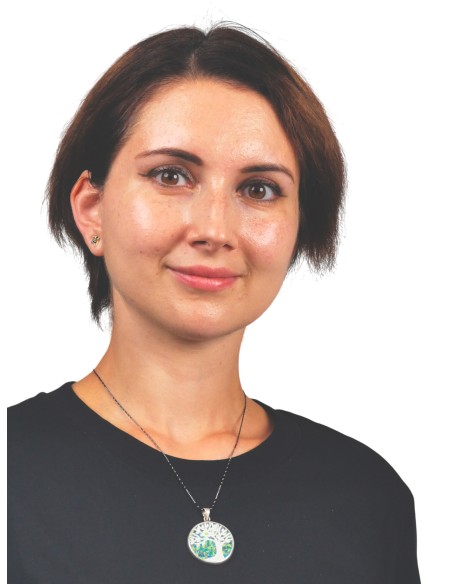 Collier Arbre d’Olivier - Arbre de Vie – en Argent et Pierres de Jérusalem