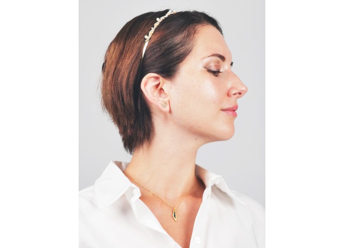 Mini-Palästina-Karten-Halskette - Silber...