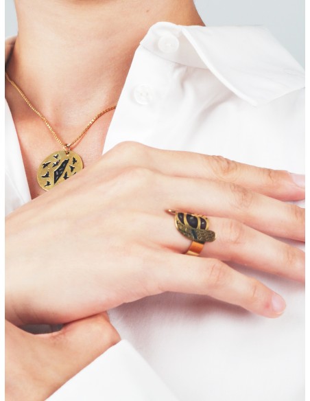 The Return Necklace  - Gold-Plated Silver