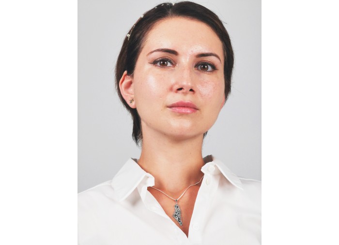 Karte – Darwish-Zitat-Halskette - Silber