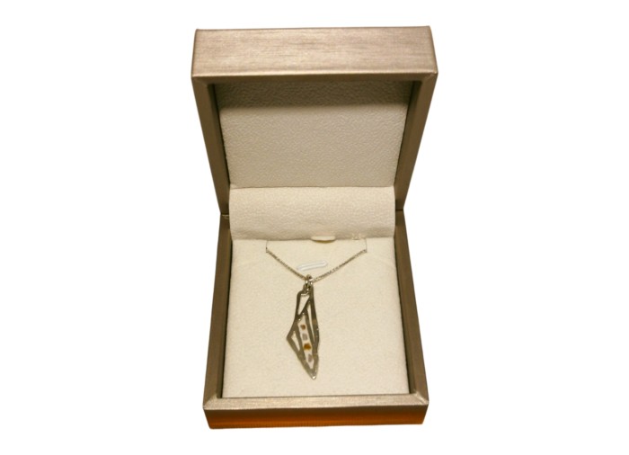 Palestine Map Necklace