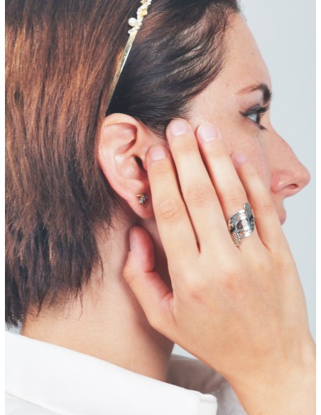 Bague Kuffiyeh - Argent