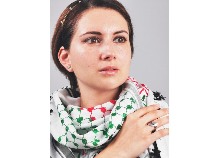 Kufiyyeh-Ring - Silber