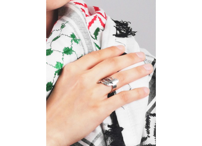 Kufiyyeh Ring - Silver