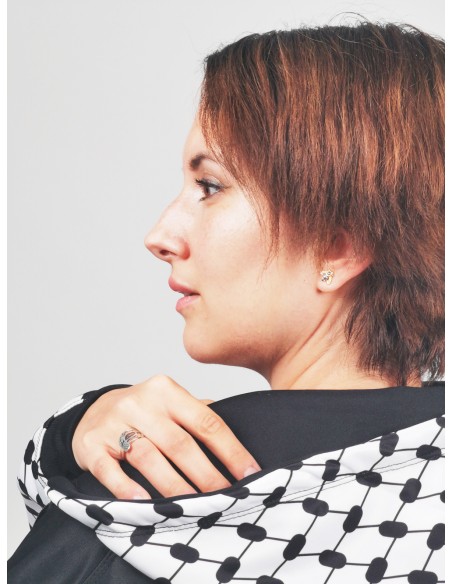 Kufiyyeh-Ring - Silber