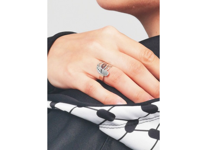 Kufiyyeh Ring - Silver