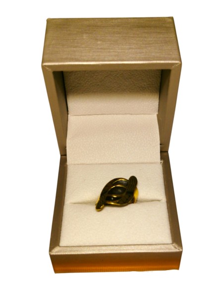 Kufiyyeh-Ring - Silber vergoldetes