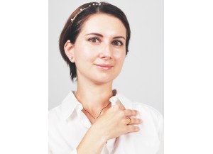 Bague Carte de la Palestine - argent plaqué or - Rouge 2