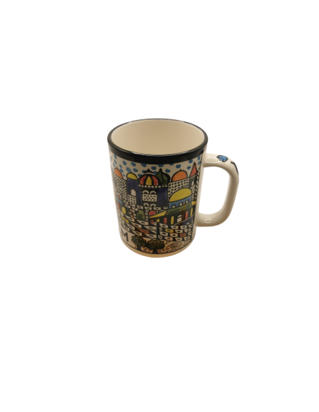 Ceramic Mug - Jerusalem Cityscape (L)