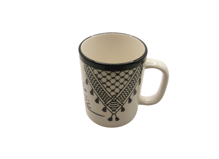 Ceramic Mug – Keffiyeh Patern (L)