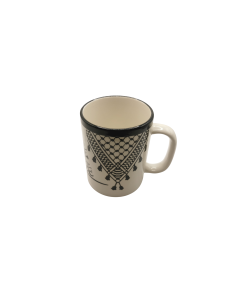 Mug en céramique – Motif keffieh (L)