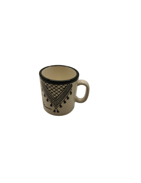 Mug en céramique – Motif keffieh (S)