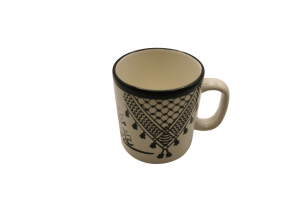 Keramikbecher – Kufiya-Muster (M)