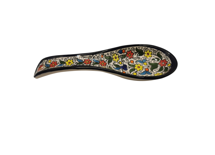 Cuillère en céramique – Motif traditionnel...