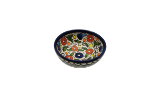 Bol rond en céramique – Motif floral (2) (S) 2