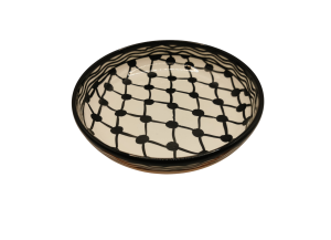 Bol rond en céramique – Motif keffieh (L) 2