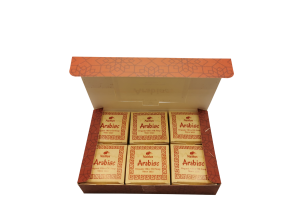 Olivenölseife – Arabesken-Design (Set mit 6 Stück) –...