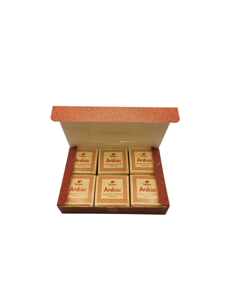 Olive Oil Soap – Arabesque Design (Set of 6) – Nablus - Made in Palestine