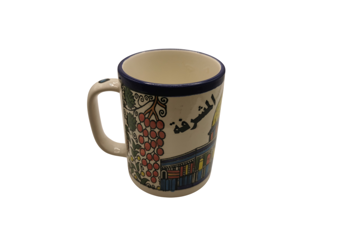 Ceramic Mug – Dome of the Rock Patern (L)