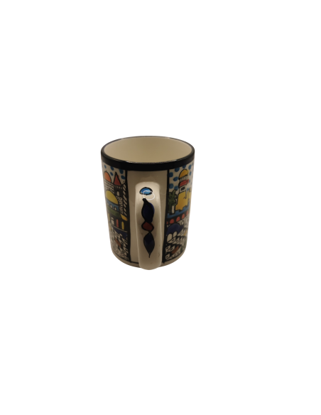 Ceramic Mug - Jerusalem Cityscape (L)