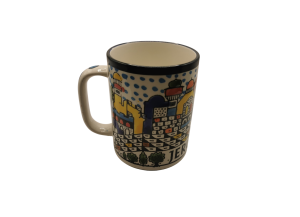 Mug en céramique – Motif paysage urbain de Jérusalem (L) 2
