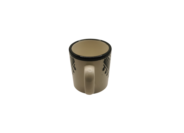 Keramikbecher – Kufiya-Muster (S)